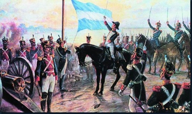 TROPAS DAN LA BENDICION A LA BANDERA