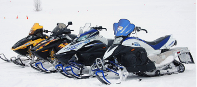 Drove snowmoblie first time