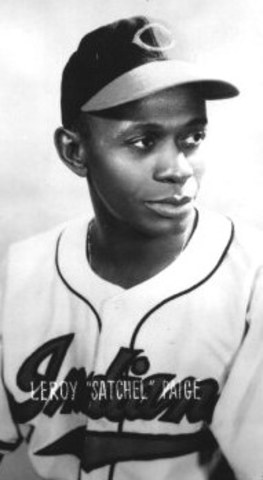 Satchel paige is the first black player to pitch in a World Series