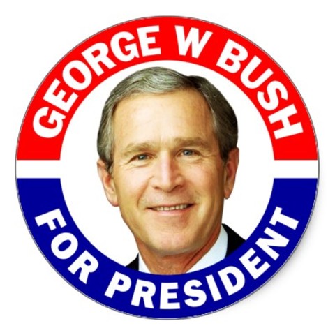 George Bush is sworn in as the 43rd president of the U.S.