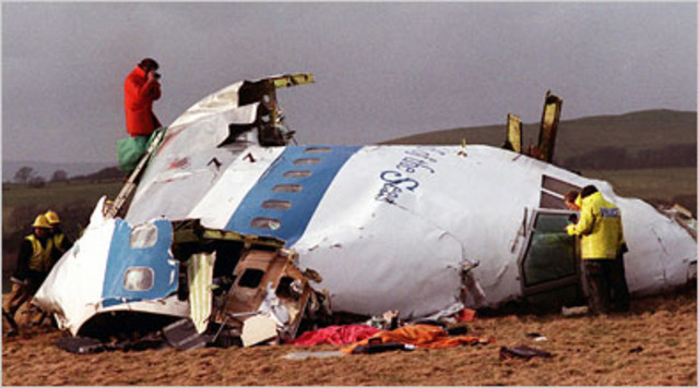 Pan Am flight crashes