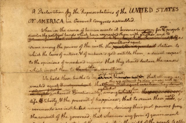 Declaration of Independence drafted