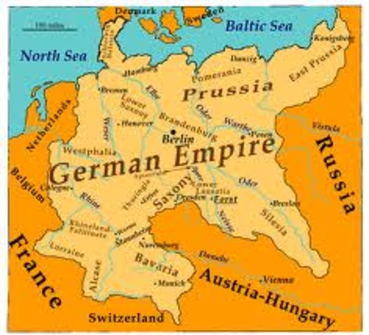 The German Empire is created