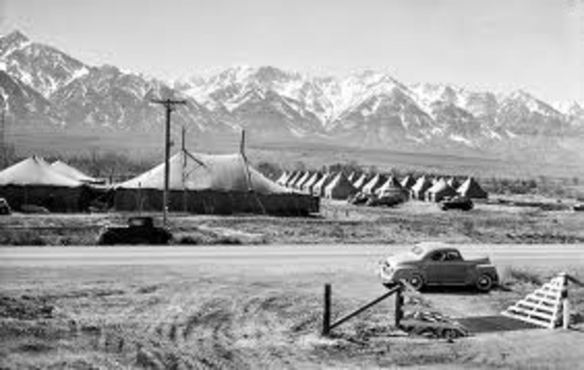 Army acquire Owens Valley Site for Manzanar temporary detention center