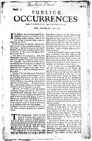 First Newspaper