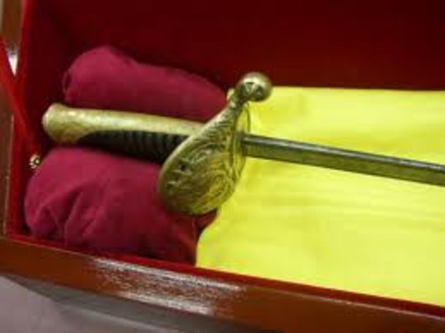 Robo de la espada de Simon Bolivar.