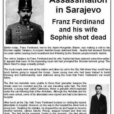 Timeline: World War 1