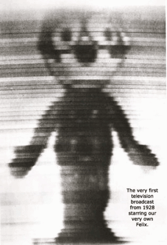 Invention of the first television