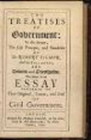 Two Treatises of Civil Government by John Locke is published