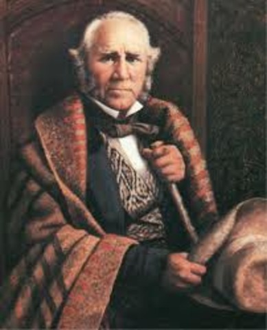 Sam Houston bacame the first President of the Republic of Texas