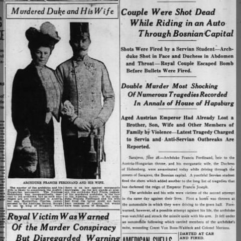 Franz Ferdinand assignated