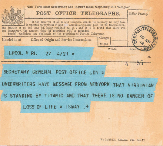 First telegram invented