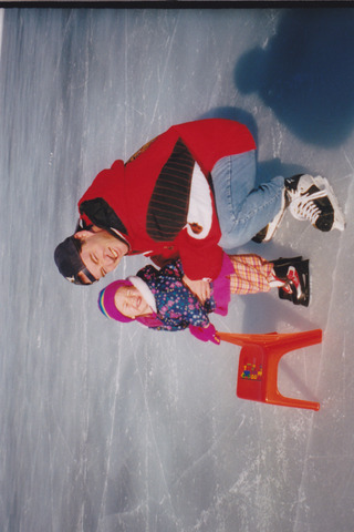 Aprendí a patinar sobre hielo