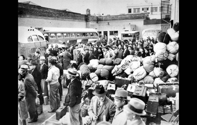 LA Japanese are squished into a temporary detention center