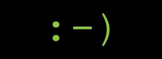 The first emoticon