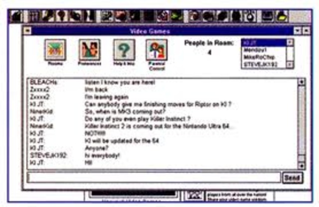 First chatting room (IRC)