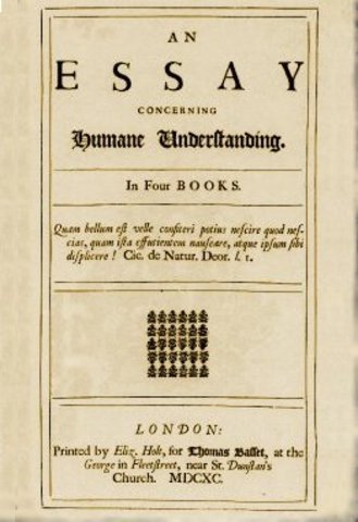Locke published famous essay.