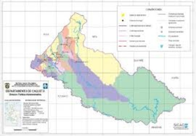 En febrero de 1982 se creó el departamento de Caquetá