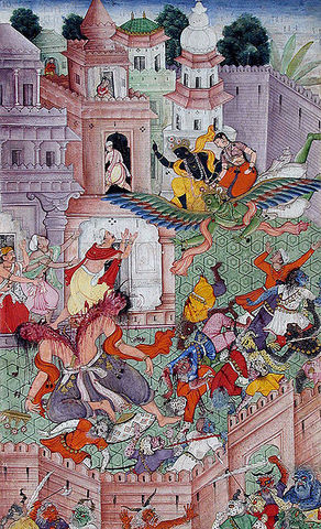 Detached page from Harivamsa (The Legend of Hari Krishna)
