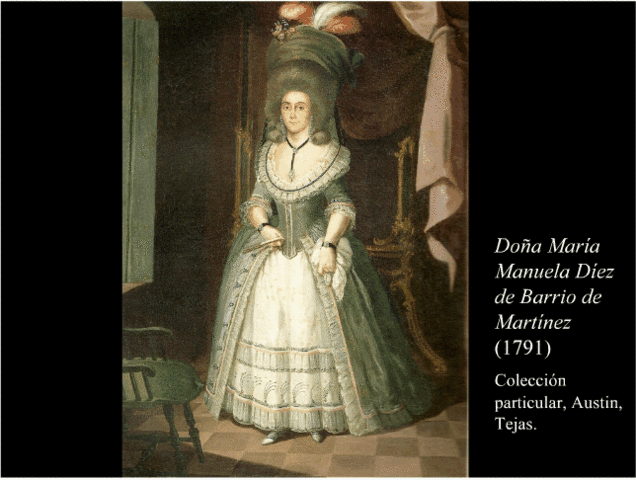 Doña María Manuela Diez de Barrio de Martínez- 1791