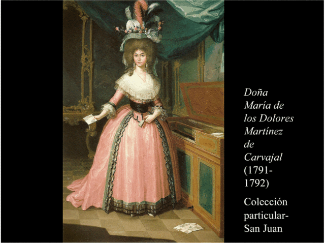 María de los Dolores Martínez de Carvajal- 1791-1792
