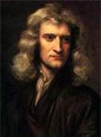 Isaac Newton Published Law of Gravity