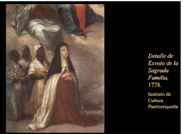 Exvoto de la Sagrada Familia (detalle)- 1778