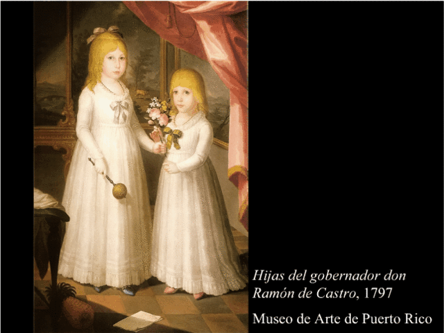 Hijas del gobernador don Ramón de Castro- 1797
