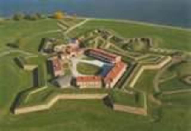 Star Shaped Forts at the mouth of Bays