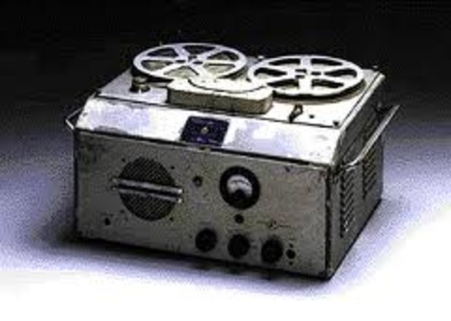 First Tape Recorder