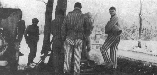 442--All Japanese American Regiment frees prisoners at Dachau Concentration Camps.