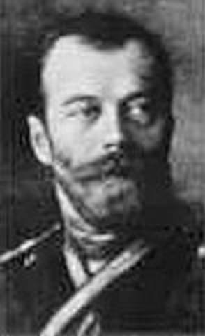 Czar Nicholas II abdicates the Russian throne