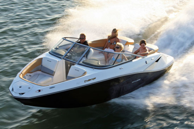 Went boating with our new boat