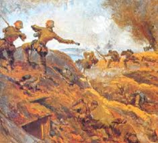 The battle of Verdun.
