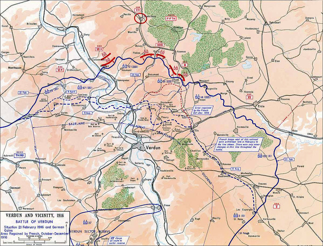 Start of the Battle of Verdun
