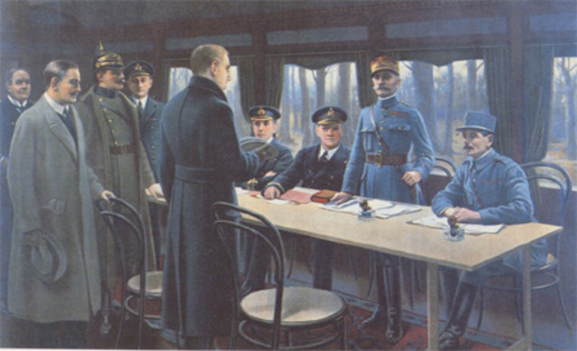 Gremany and Allies sign armistice