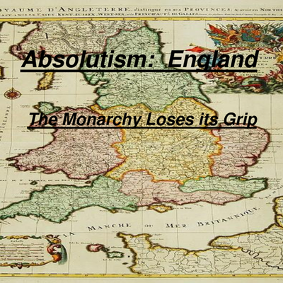 Timeline: Absolutism in England