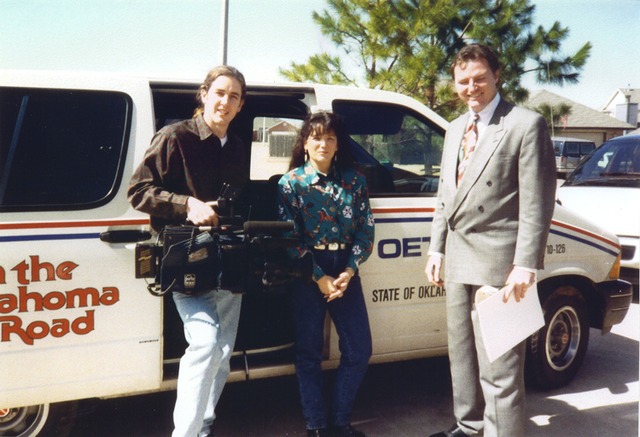 Sam gets caught in the news