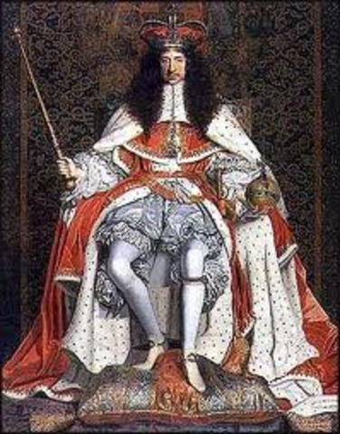 Charles II takes power