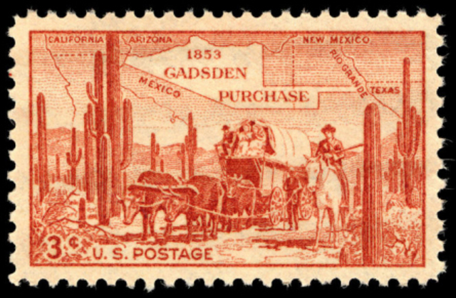 Gadsden Purchase completes map of lower continental United States