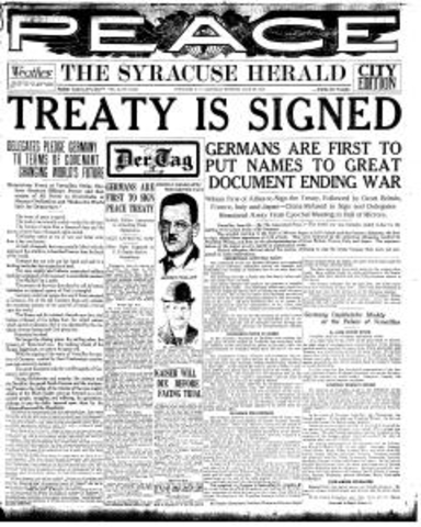 Treaty of Versailles