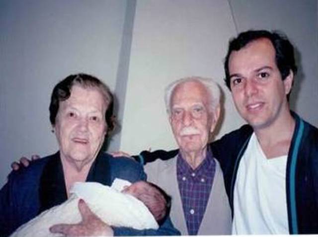 Minha chegada em casa e vista de meus bisavós