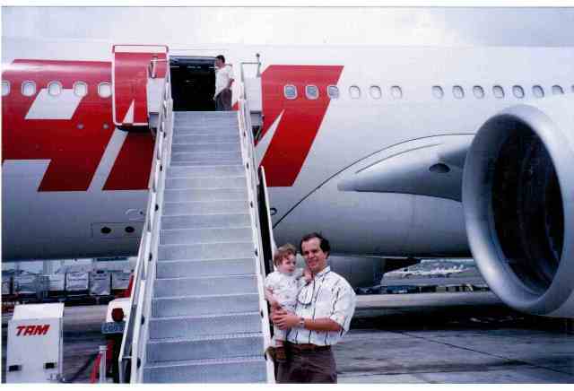 Minha primeira viagem de avião
