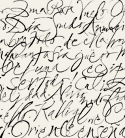 La caligrafía Italiana