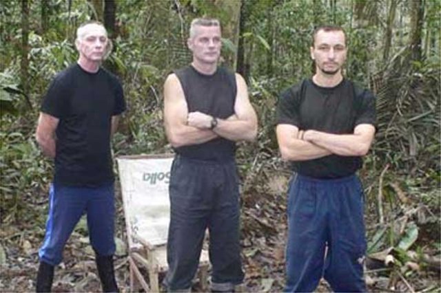 Secuestro de los tres estadounidenses.