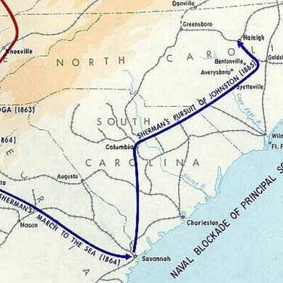 Timeline: Shermans march to the sea