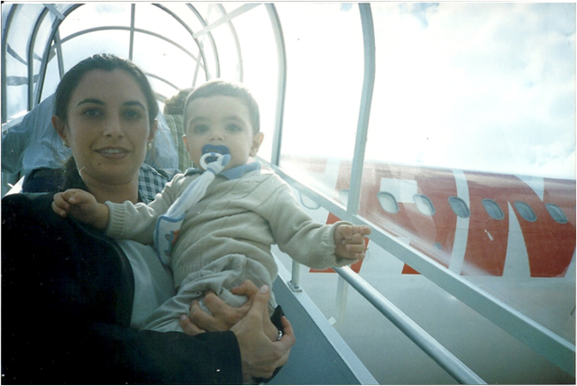 Primeira viagem de avião de Luís Felipe