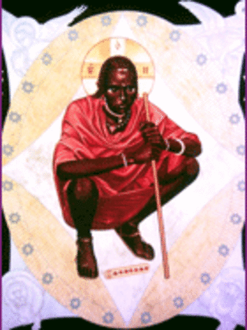 Jesus als Massai - Afrika