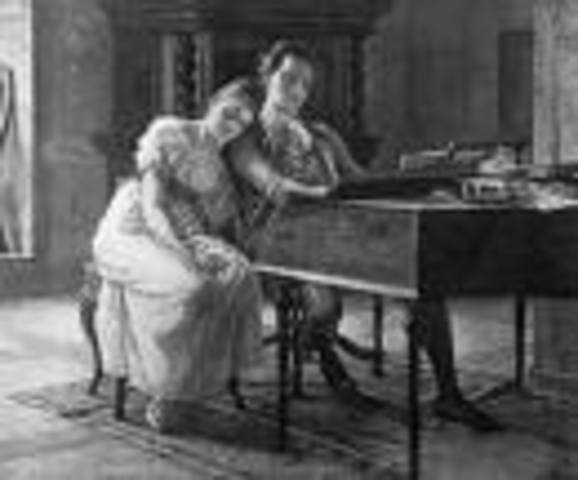 I was sent off to practice piano