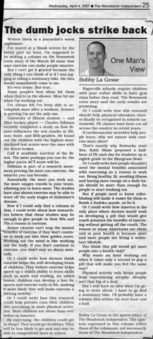 Creation of the First Sports Column in the Newspaper